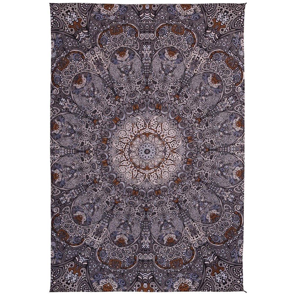Grey Sunburst Tapestry by Sunshine Joy